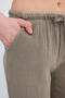 Waist Tie Belted Trousers Pn5502 - 3
