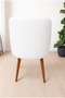 High Quality New Bohemian Patterned Stretchable Jacquard Fabric Large Oval Kitchen Chair Cover (1 Piece) - 5