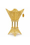 Pilsco Premium Gold Metal Incense Burner with Diamond Pattern 37×17 cm