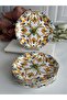 Porcelain Cake Plate Set of 6 19 cm Amalfi - 2
