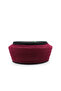 Hajj Umrah Sarige - Burgundy Fabric - Black Skullcap - Plain Wrap - Mecca-Medina - 5 Meters - 3