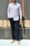 Men'S, Casual, Summer-Spring, 100% Cotton, Regular-Fit, Linen Woven Shirt G-17 - 3