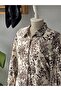 Women's Viscose Shirt Long Sleeve Patterned Comfortable Fit Casual Stylish Woven Shirt - 4