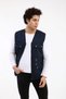 All colors summer men's fabric hunting vest with multiple pockets - 6