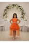 Flowering Tailed Musical Dress for Girls 4-8 Years Old