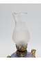 Floral Patterned Antique Porcelain Gas Lamp 025 - 3