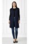 Women's Mother Long Slim Buttoned Pocketed Combed Cotton Vest