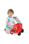 Fire Truck with Blocks (30 Pieces) - Toy Fire Truck - Plastic Fire Truck - Engineering Vehicle - 4