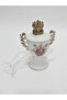 Floral Patterned Antique Porcelain Gas Lamp 030 - 4