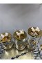 Pearlescent Gold Detailed Tea Candy Jar Set of 3 - 2