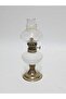 Antique Opal Glass Gas Lamp 023