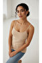 6-Piece Women's Cotton Ribbed Stretch Fabric Strap Tank Top Bodysuit