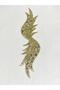 Iron-On Crystal Stone Applique / Gold Applique / Mdl103