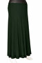 Women's Sandy Fabric Piece Fish Unlined Quality Summer Plus Size Mother Skirt - 4