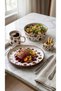 Mocha Series Handmade 4 Piece Single Person Special Ceramic Breakfast Set - 3