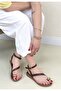 Women's Sandals Tan Leather Casual Mowin