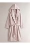 Cotton Hooded Soft Textured Absorbent Unisex Bathrobe - 2
