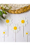 Daisy Themed Birthday Toothpick Set - Cake Decoration with Daisy Figures - Daisy Toothpick Set Presentation - 6