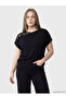 Crew Neck Lace Detailed Blouse