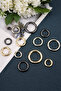 4 Pieces Metal Spring Ring Mechanism - Bag Ring - (Inner Diameter 4cm - Outer Diameter 5cm) - 4