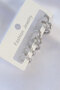 Brass Silver Color Heart Model Earring Set - 2