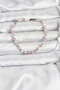 Square Zircon Stone Silver Color Women's Bracelet