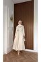 Flounce Button Detailed Dress - 4