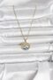 316L Steel Chain Gold Color Zircon Stone Sea Themed Women's Necklace - 2