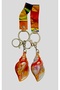 Shiny Keychain with Sea Shell Figure – Color-Shift Metal Detail