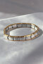 316L Steel Double Color Text Bracelet - 2