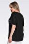 Tolga Saraçoğlu V-Neck Stone Printed Stylish Knitted Blouse 11058 - 5