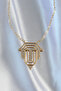 316L Steel Chain Gold Color Zircon Stone Serenay Necklace - 3