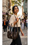Modern Daily Hand and Shoulder Bag with Drawstring Detail and Adjustable Long Strap - 4