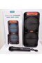 Portable Bluetooth Karaoke Speaker with Double 6.5 Inch Drivers, Wireless Microphone - 2