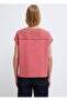 Textured Regular Fit 100% Cotton Women's T-Shirt - 3