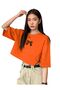 Ribbon Printed Crop T-Shirt 3Ut3