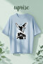 Parasyte Manga Printed Cotton Oversize T-Shirt