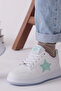 Women's Comfortable Sneaker White-Green Sports Shoes - 5