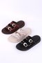 Jüjü Series Women's Cream Double Buckle Slippers – Stylish Daily Summer Slippers with Trok Detail - 6