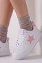 Women's Comfortable Sneaker White-Powder Sports Shoes - 6