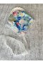 Patterned Fabric Bohemian Crown Bandana with Hanging Guipure Detail - 3