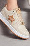 Women's Sneaker Beige Walking & Sports Shoes - 5