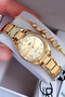 Premium Women's Watch Steel Band Japanese Mechanism Stylish Gift Wristwatch with Special Box Dkby2058C1 - 4