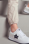 Women's Sneaker White-Black Walking & Sports Shoes - 5