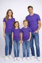 Family Kids Combination Oversize T-Shirt Twin T-Shirt Mixed Family Style Simple Printed (Sold as a Single Item)