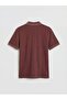 Southblue Polo Collar Textured Men's T-Shirt - 6