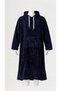 Unisex Black Hooded Long Sleeve Poncho Towel – Soft Textured, for Home & Beach Use (Large Size)