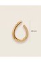 Damira Inlaid Zircon Stone Drop Shape Steel Earrings - 4