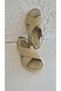05320 Real Leather Orthopedic Women's Sandals with Saddler Detail and Velcro Straps