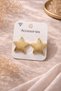 Gold Star Earrings |   Shiny Modern Star Shape Stylish Women's Earrings - 2